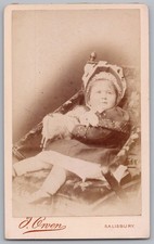 CDV Viktorianische Kindercarte de Visite von Onen von Salisbury