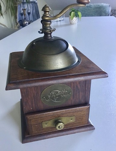 Vintage handkaffeemühle holz - vintage,