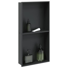 Duschnische Einbauwand matt