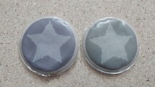 2x Taschenwärmer Handwärmer wiederverwendbar Wärmekissen 45 Min Rund 10 cm Stern