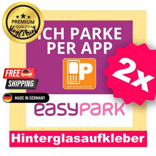 Easypark easy park - 2x,