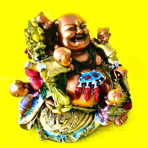 Buddha figur lachender dicker - figur,