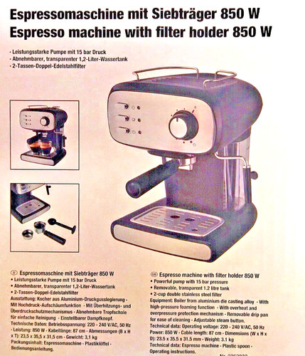 Ss004 espressomaschine mit - espressomaschine,