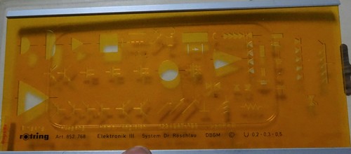 Lot rotring zeichenschablone - lot,