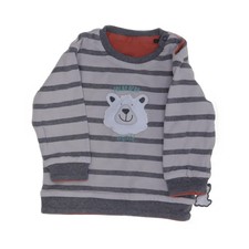 Sigikid, Sweatshirt, Größe: 86, Grau/Weiß, Streifen, Unisex (Kinder) #f8o