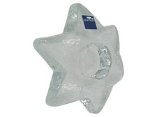 LEONARDO Kerzenhalter Stern Glas Transparent Modern Teelichthalter