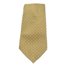 Suitsupply Luxus Krawatte Seide Gold Punkte Hergestellt in Italien Fp0