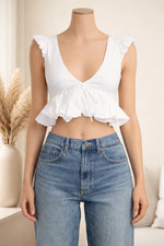 Zara Neu Top Rüschen