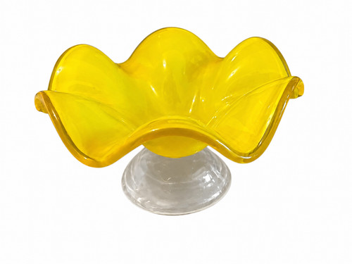 Eisglas schale yellow - eisglas, schale-yellow