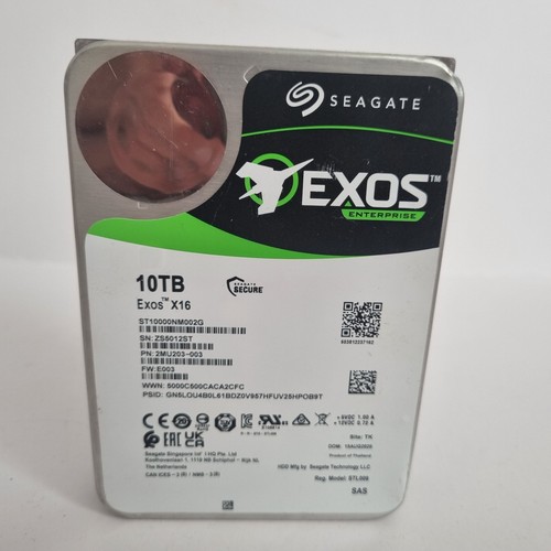 Seagate exos x16 - seagate, sas