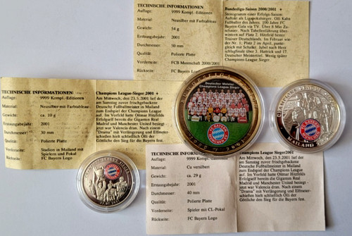 Münze medaille fc bayern - mÜnze, /