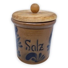 Vorratsdose Steingut Salz