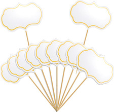 100 Stück Buffet Schilder