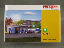 Vollmer Spur N 47757 Bausatz ARAL Tankstelle ungebaut in OVP