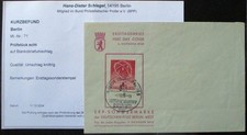 1950 Berlin Mi 71, FDC viel seltener als der amtliche Ersttagsbrief, BPP geprüft