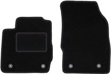 Schwarze Fußmatten vorne