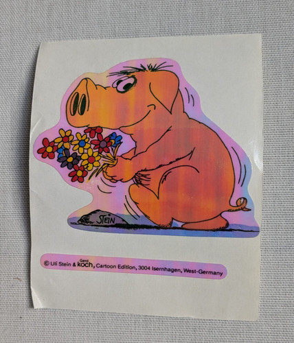 Uli stein schwein sticker - uli,