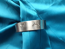 Offener Armreif Edelstahl -