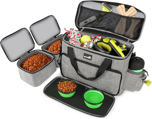 Hunde reisetasche grau mit - reisetasche,