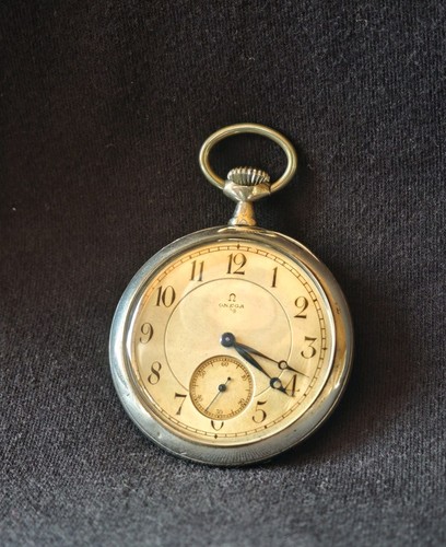 Alte taschenuhr omega - alte, silber