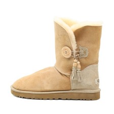 UGG Australia Damen 1002153 Winterstiefel Beige Wildleder Mittel & Boots EU 42