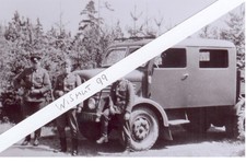 KVP-Foto Volkspolizei DDR Oldtimer VEB  IFA Werdau LKW S 4000 H 3 A Doka