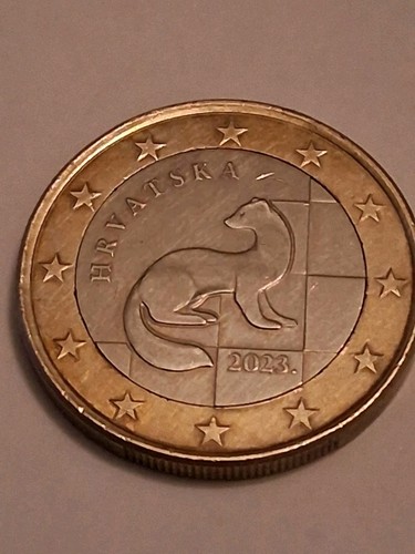 Moneta euro croazia - moneta,