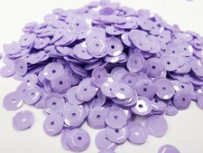 Pailletten Lila Violett matt gewölbt 6 mm, 15g, basteln, nähen Styropor LC56
