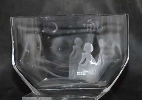 Kristallglas vase wish to - vase,