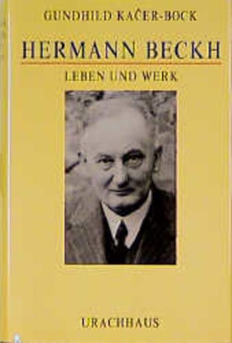 Hermann beckh leben - beckh:, werk