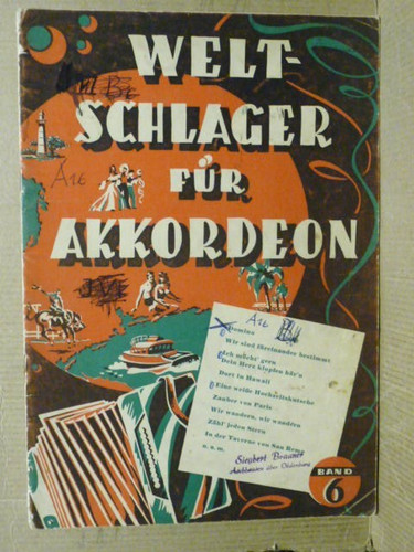 Notenheft weltschlager für - ",