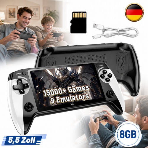 Handheld spielekonsole 8gb ips - spielekonsole,