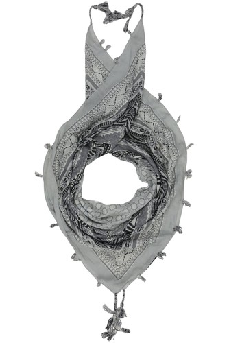 Plomo plata schal damen tuch - o,