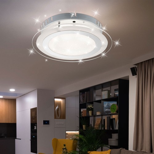 Led chrom decken - chrom, lampe