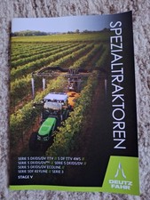 Deutz-Fahr  Spezialtraktoren Prospekt Traktor Schlepper
