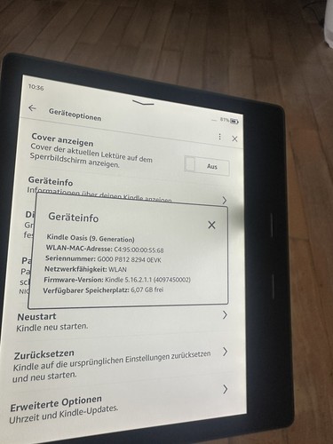 Kindle oasis 8 - (9, generation)