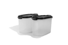 Tupperware Eidgenosse 1,1 Liter Oval Schwarz Neu Ovp Vorratsdose Behälter Dose