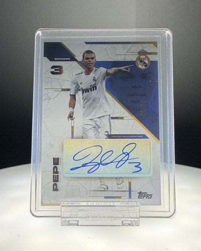 Pepe real madrid topps los - madrid,