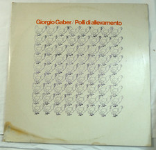 GIORGIO GABER ZUCHTHÜHNER VINYL ITALIENISCHE MUSIK