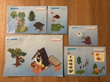 Playmobil 4207 Forsthaus, Bauanleitung + extra Zubehör (4 weitere Sets)