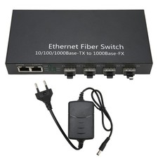 Gigabit-Ethernet-Switch SFP-Ethernet-Glasfaser-Switch Mit 4 Optischen