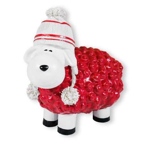 Buntes deko schaf - deko, mit