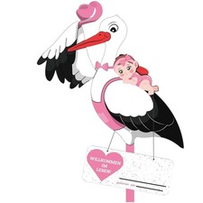 Klapperstorch baby holz - baby,,