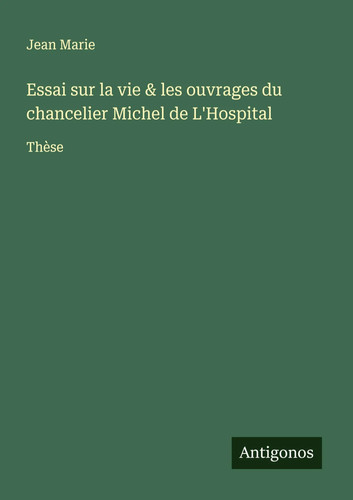Jean marie essai sur - jean, |
