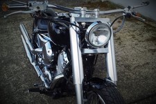 BATRIDE Gabelcover Kawasaki VN 1500 / VN 800 Classic: Alu Poliert