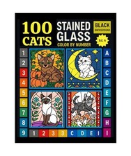 Cats Stained Glass Color by