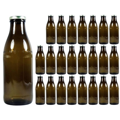 Braune glasflaschen 1000 ml - glasflaschen,