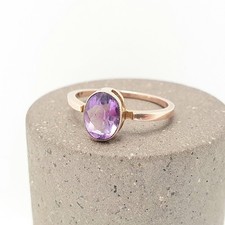 Antiker 9kt 9k Gold Amethyst