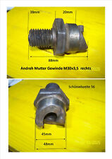 Andrehmutter Kleindieselmotoren Typ GW??  ungebr. ev. Maße im Bild