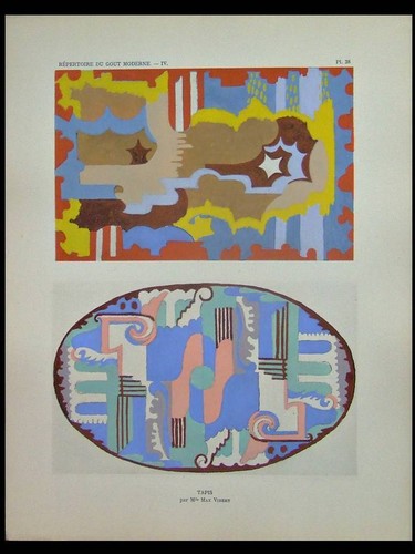 Art deco teppich - vibert,